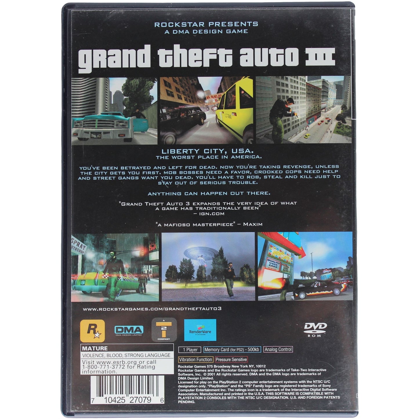 Grand Theft Auto III (PS2)