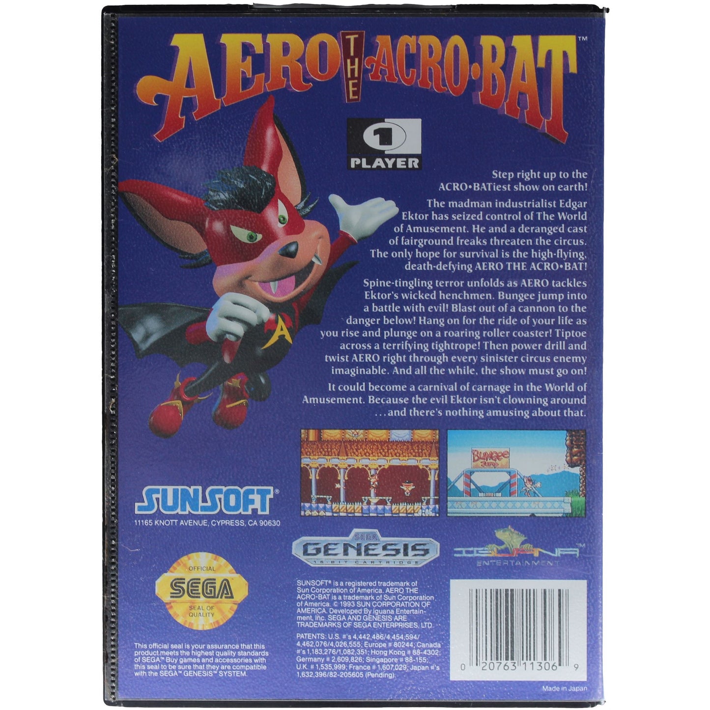 Aero The Acro-Bat (Genesis)