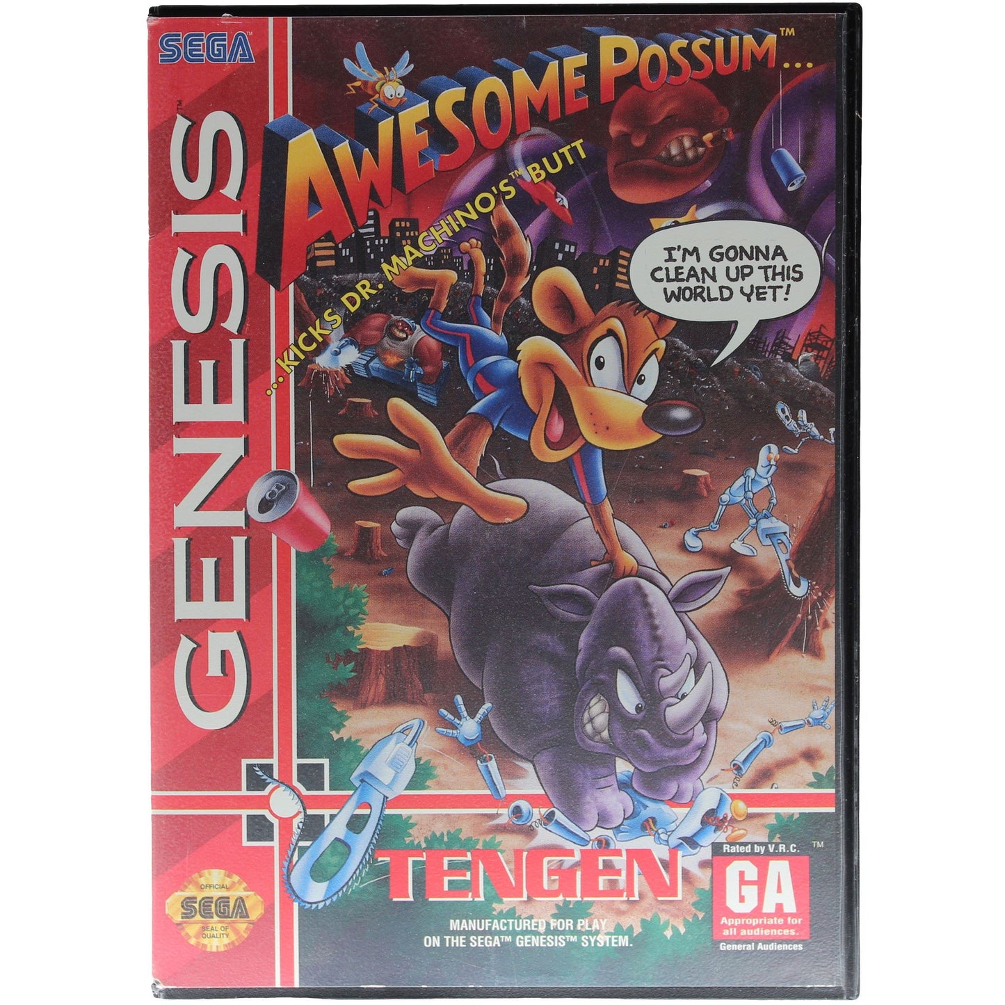 Awesome Possum... Kicks Dr. Machino's Butt