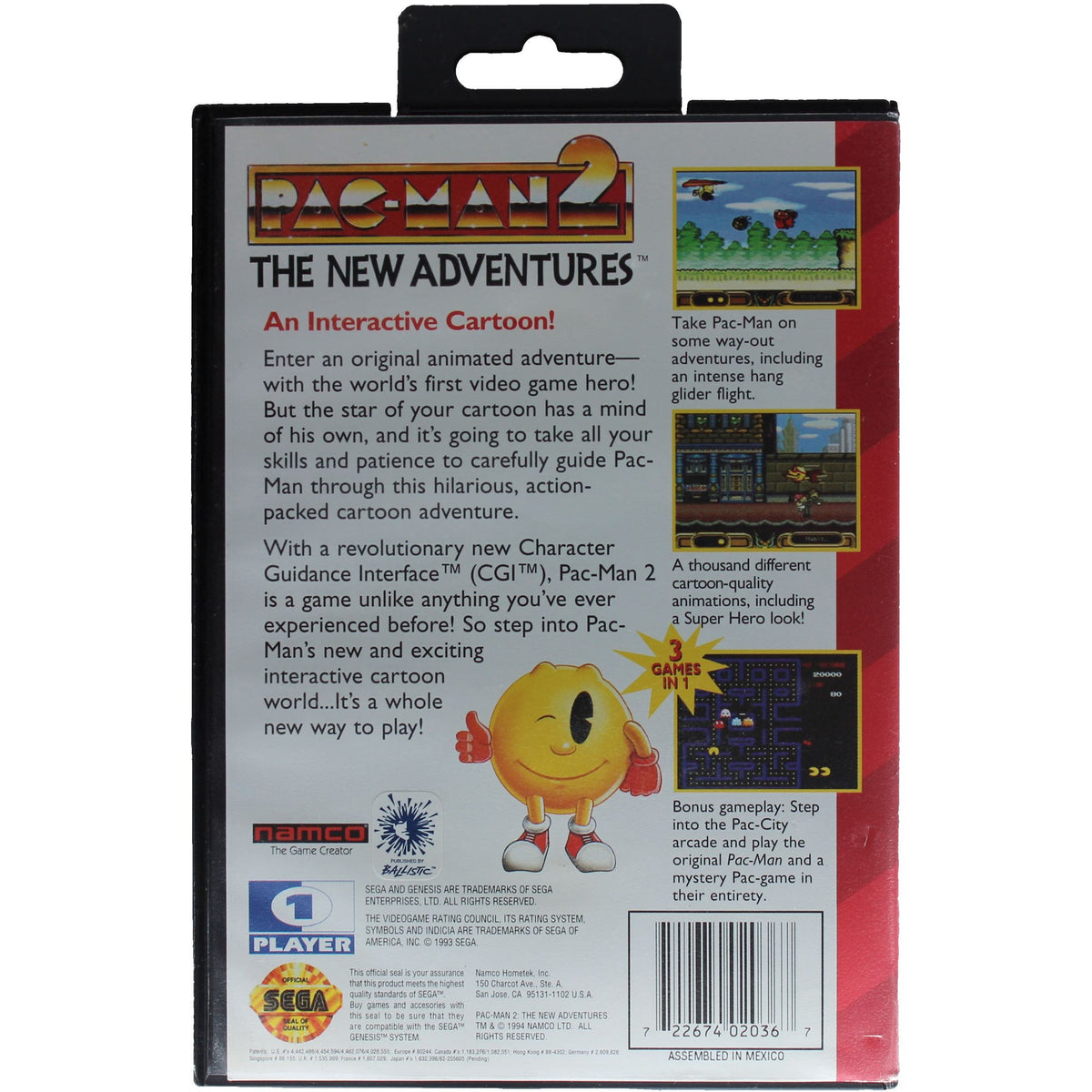 Genesis Pacman Pac-Man 2: The New Adventures (Genesis) – Retro North Games