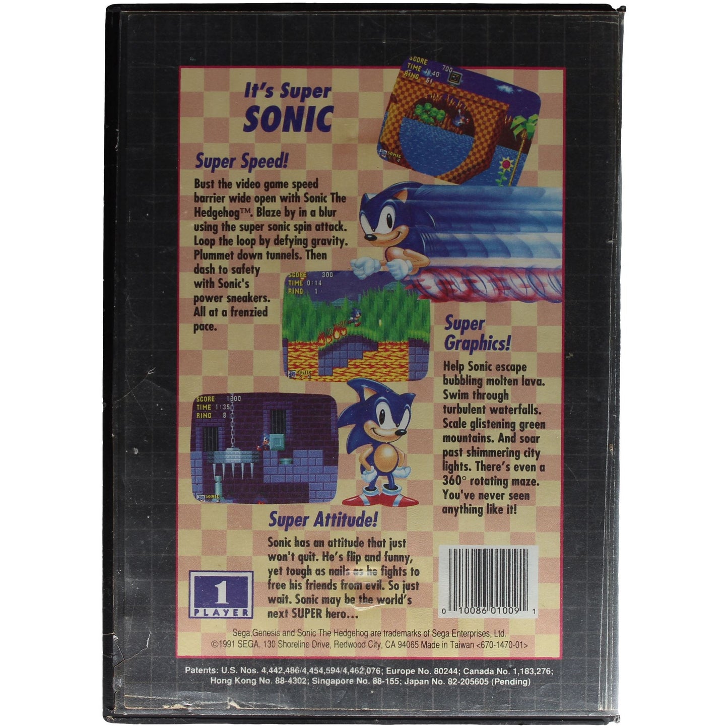 Sonic The Hedgehog (Sega Genesis)