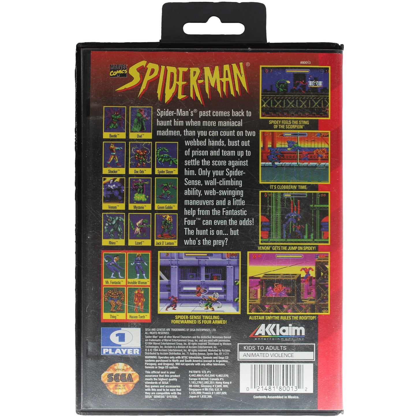 Spider-Man Animated Series [1994] (Genesis)