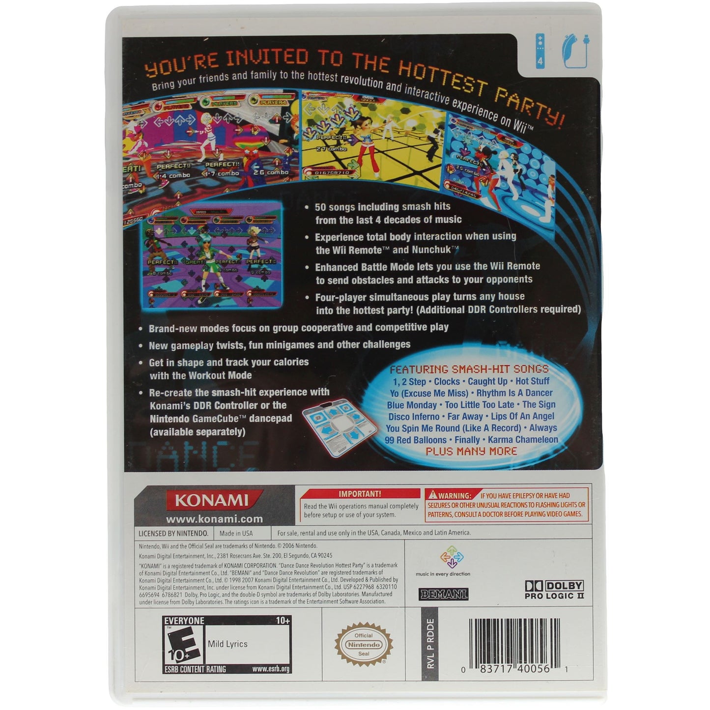 Dance Dance Revolution: Hottest Party (Wii)