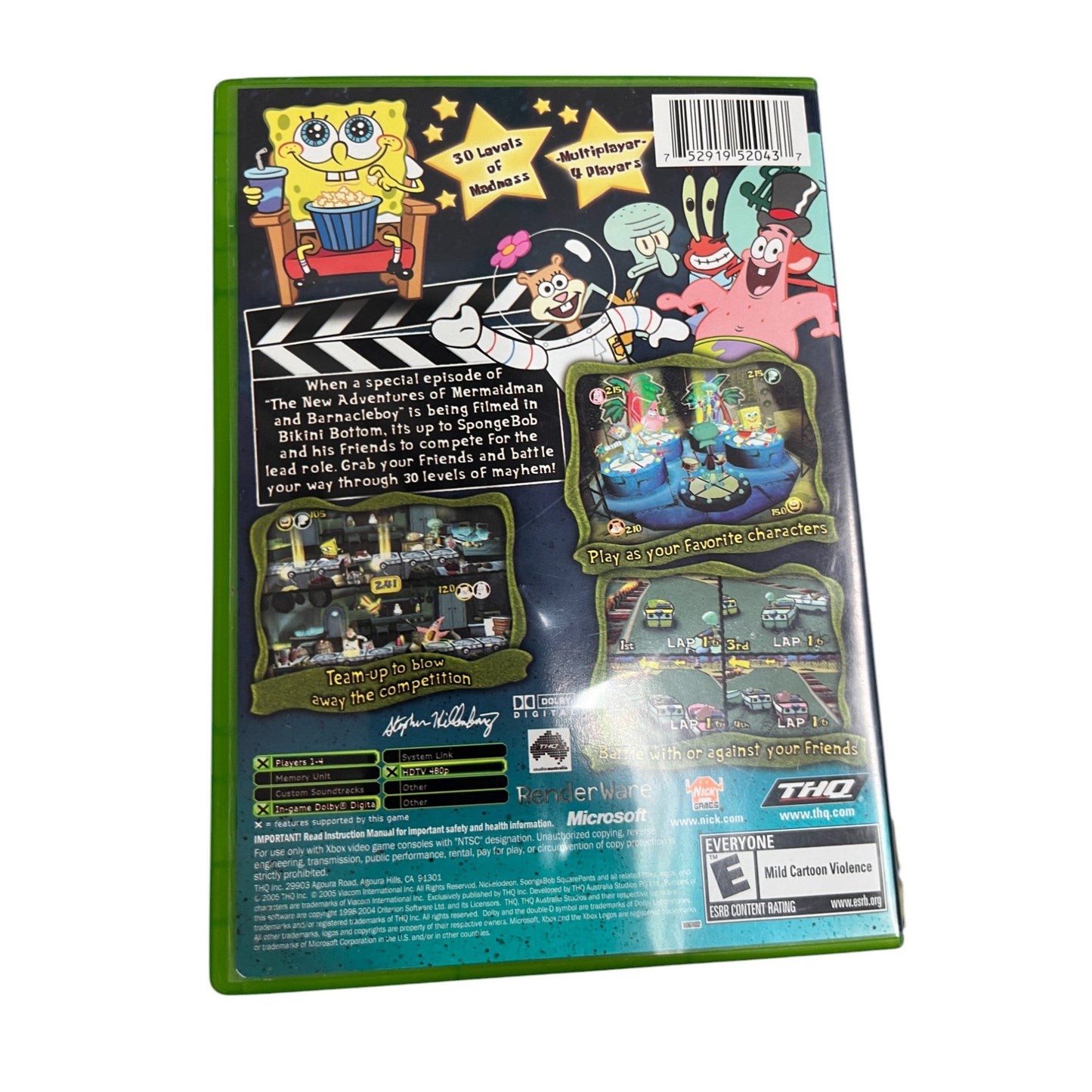 SpongeBob SquarePants: Lights, Camera, Pants! (Xbox)