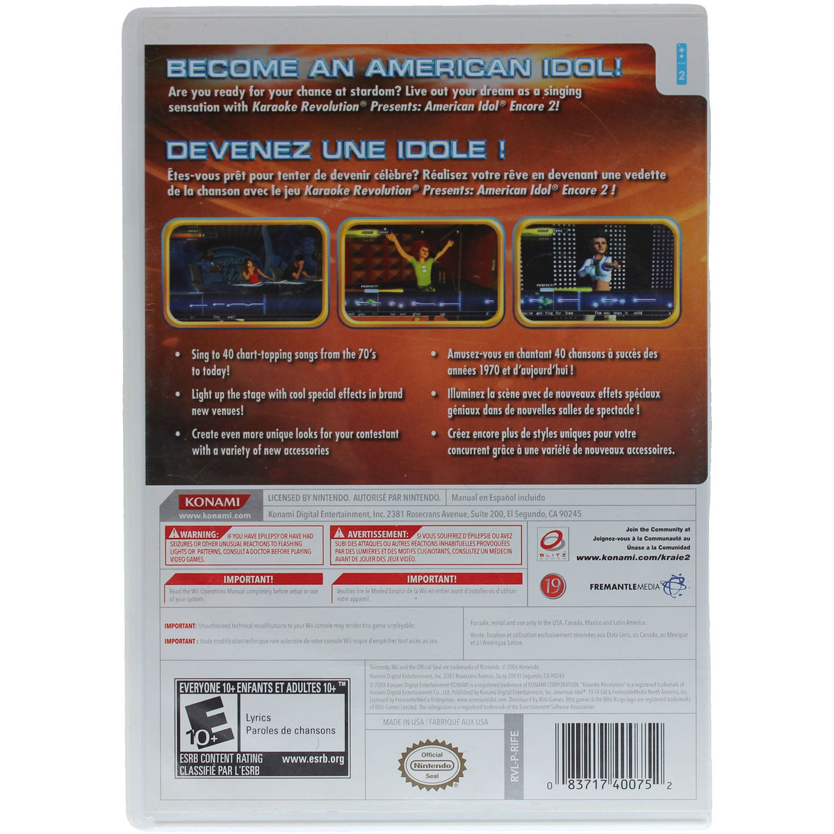 Karaoke Revolution: American Idol Encore 2