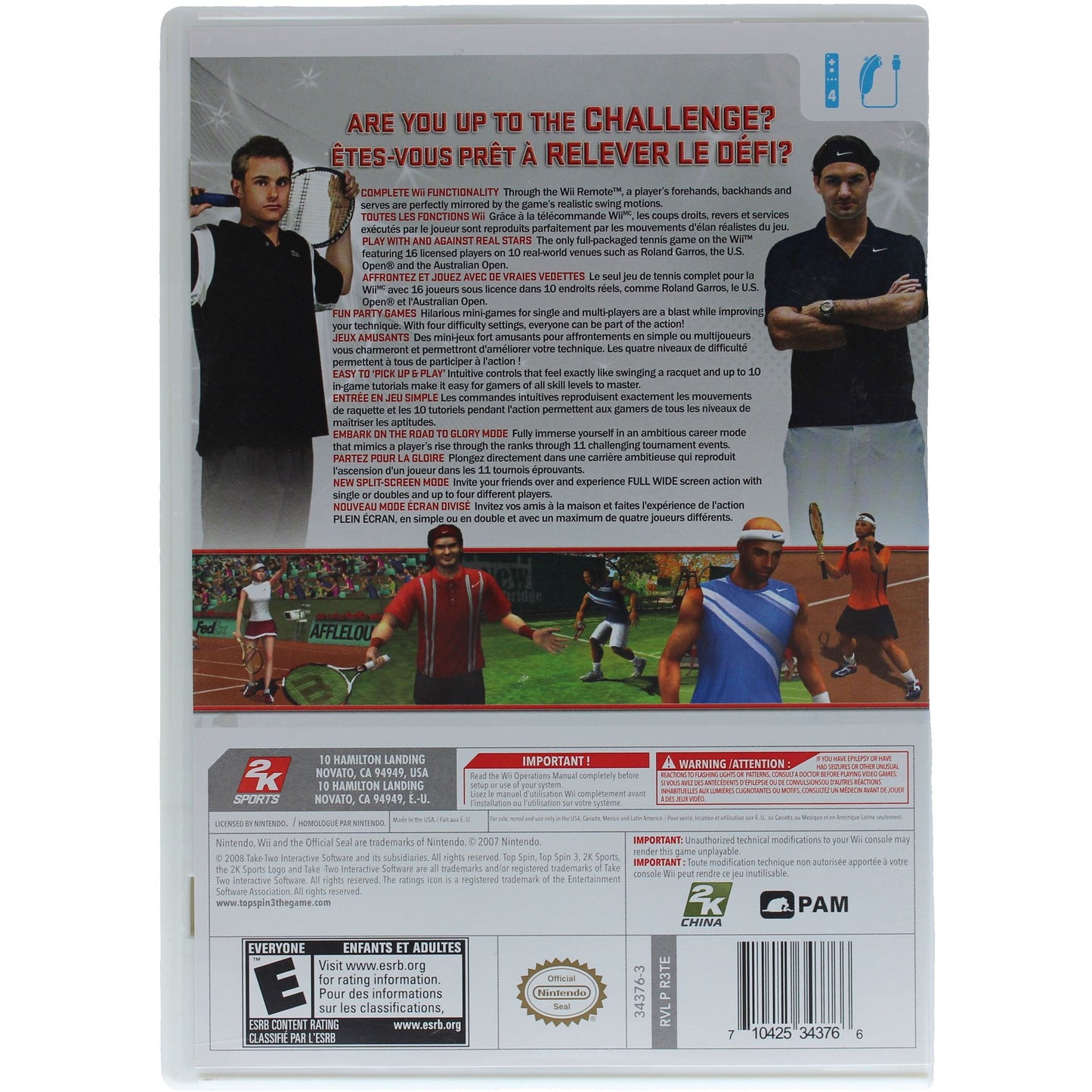 Top Spin 3 (Wii)