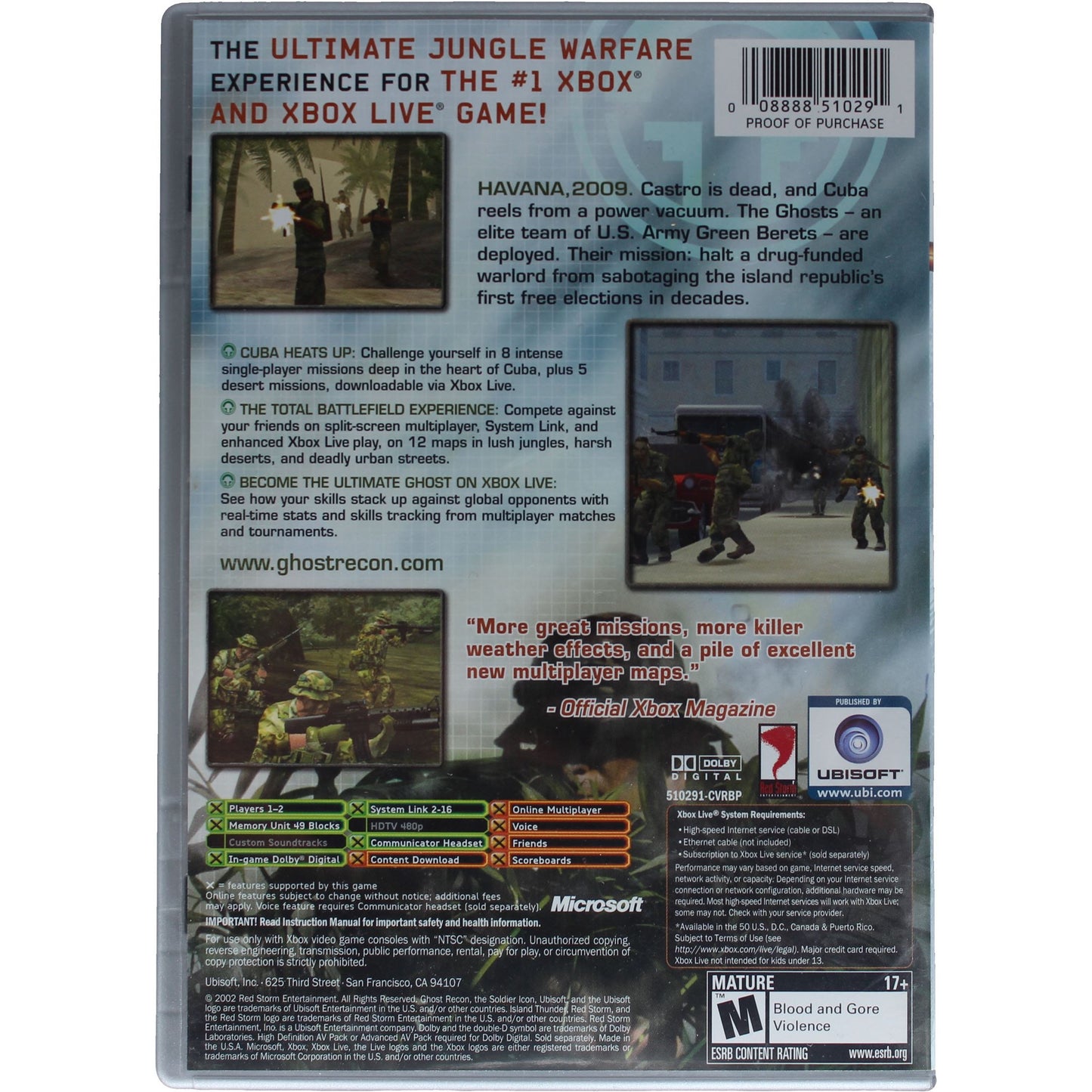 Ghost Recon: Island Thunder (Xbox)