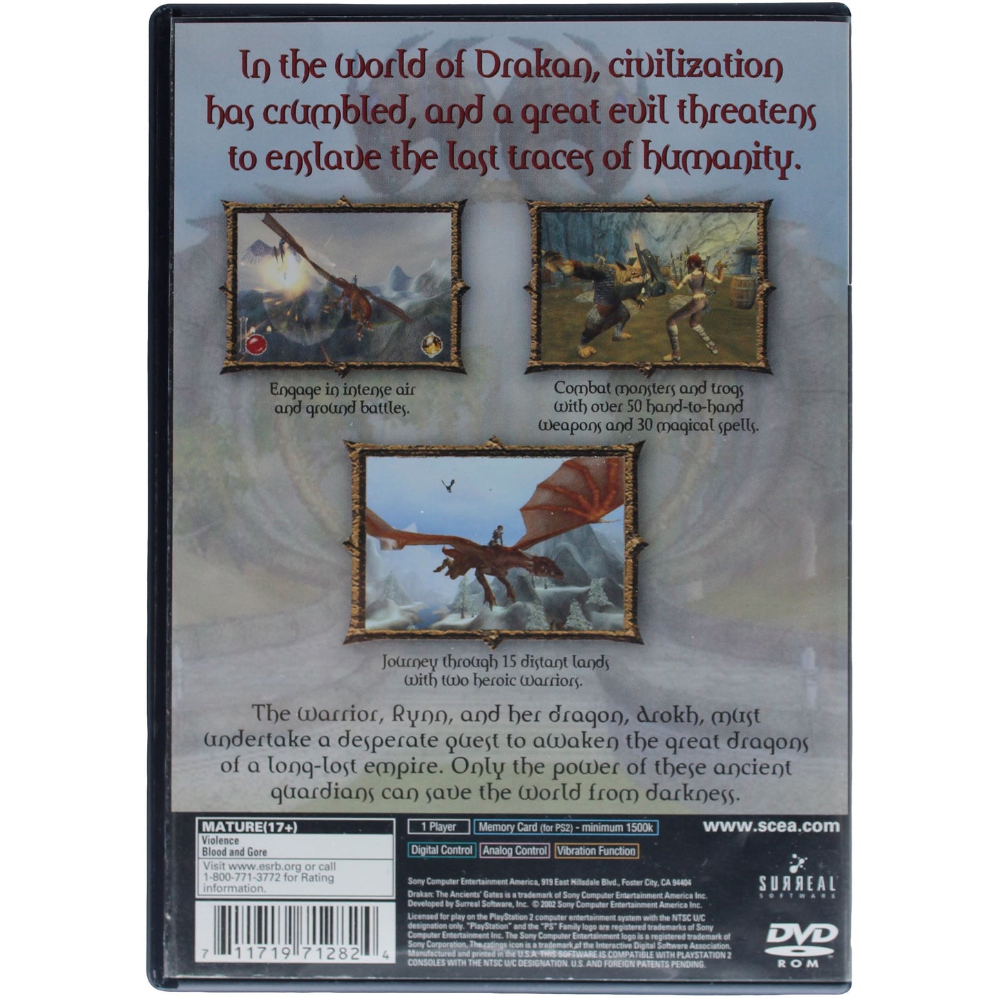 Drakan: The Ancients' Gates (PS2)