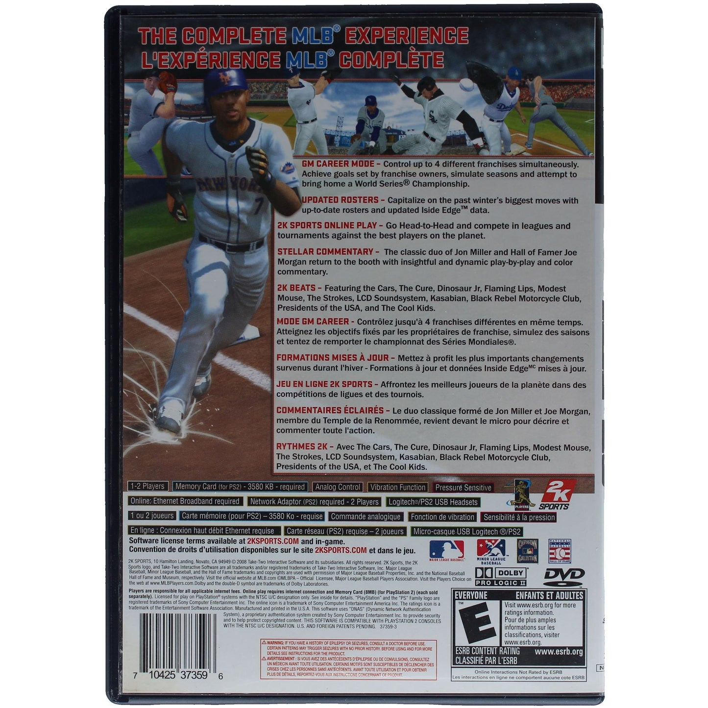 Major League Baseball 2K8 (PS2)