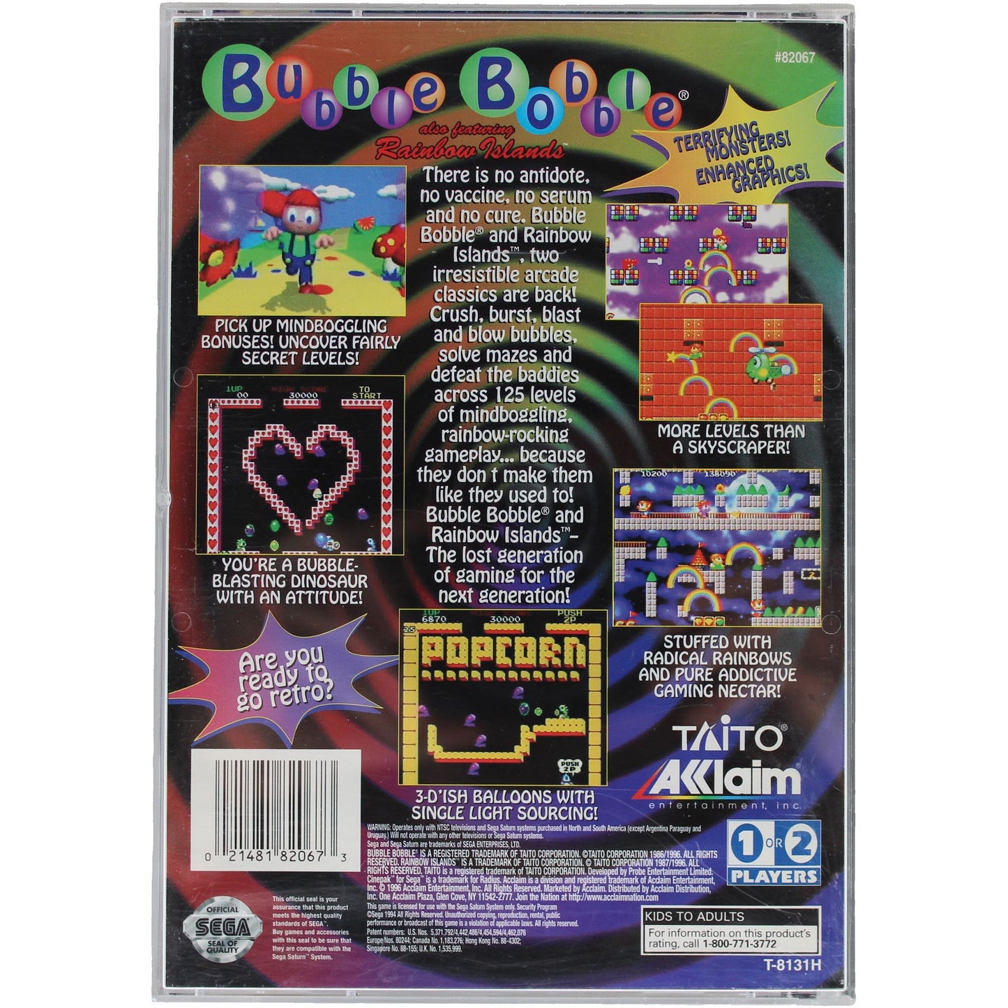 Bubble Bobble Also Featuring Rainbow Islands