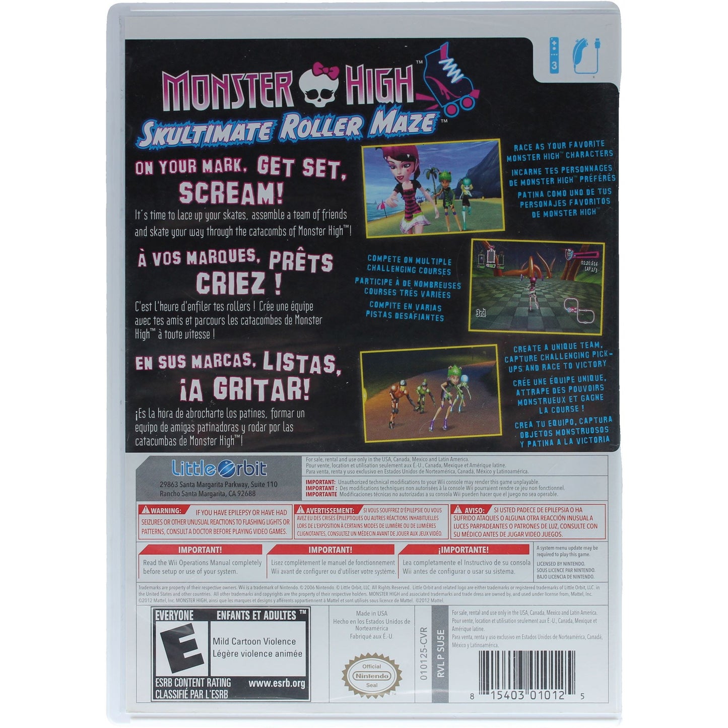 Monster High: Skultimate Roller Maze (Wii)