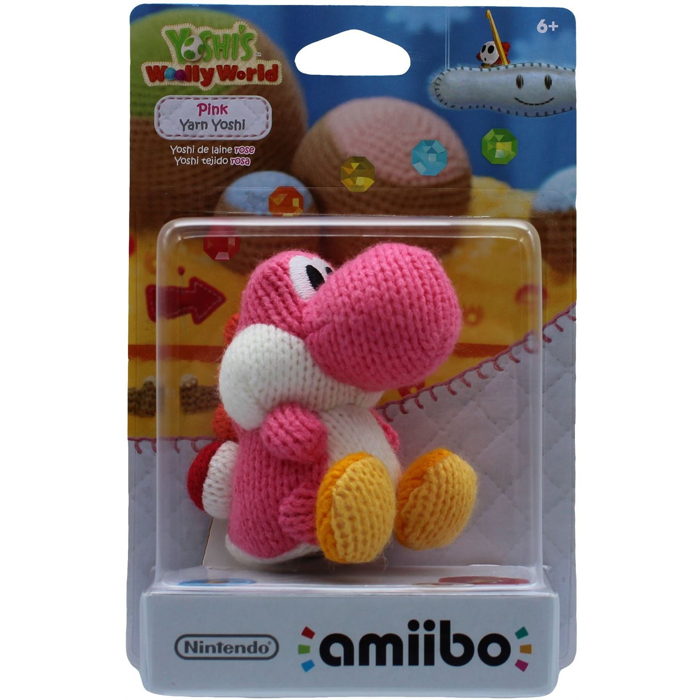 Yarn Yoshi [Pink] (amiibo)