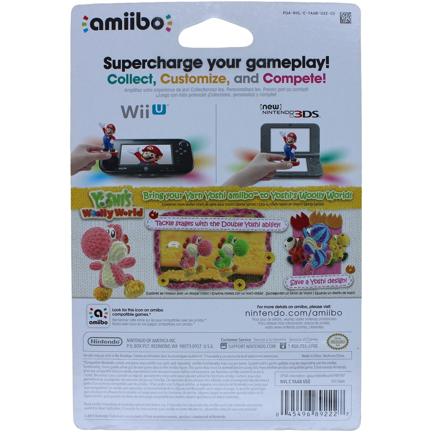 Yarn Yoshi [Pink] (amiibo)