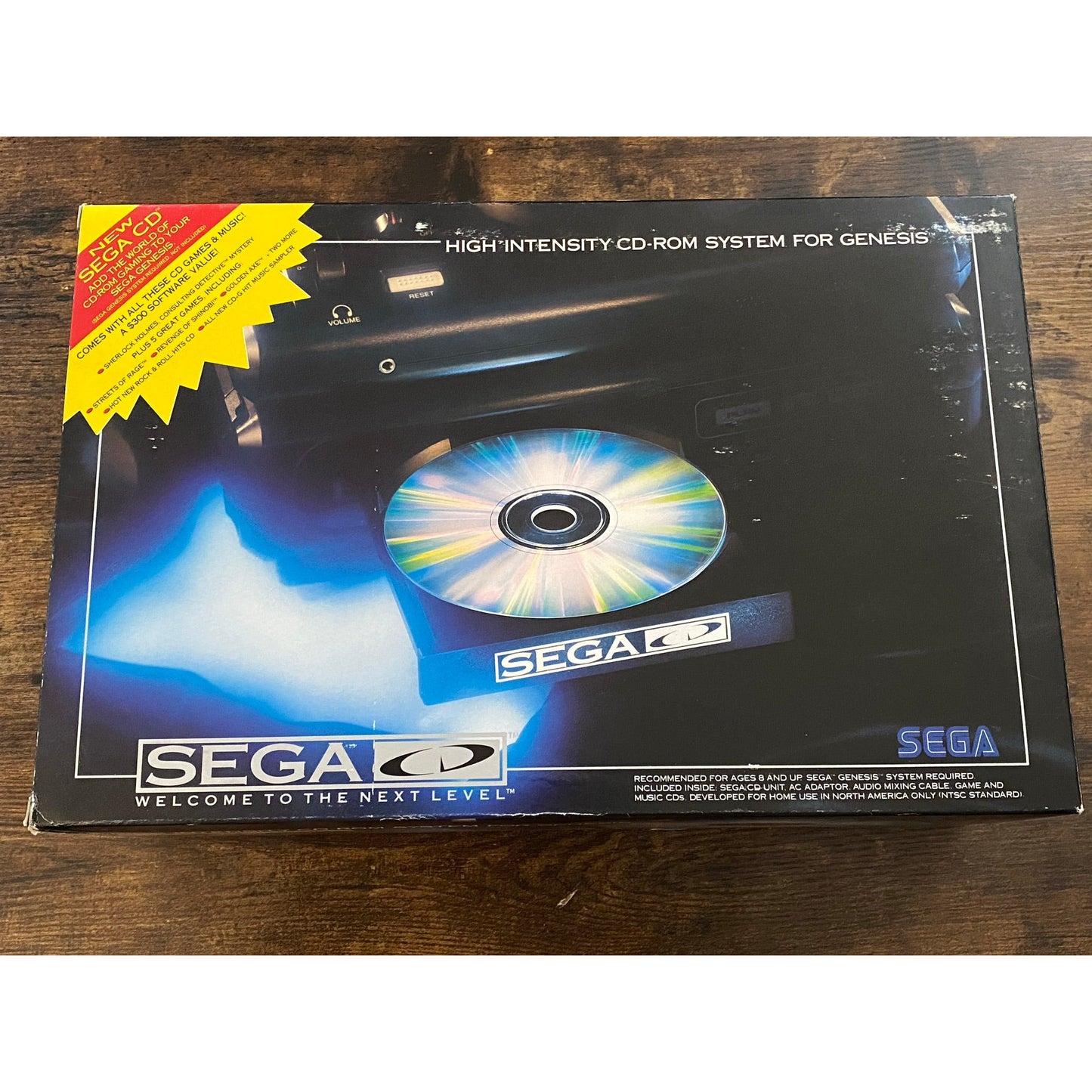 SEGA CD Model 1 In Box Tested/Working