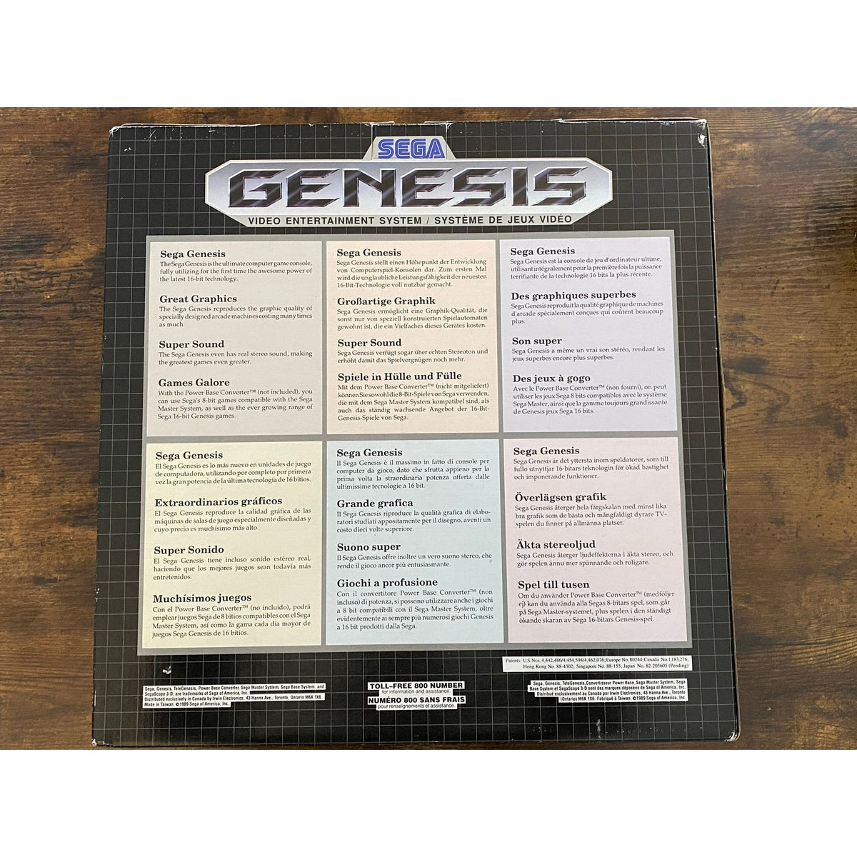 SEGA Genesis Console: Model 1 - In Box
