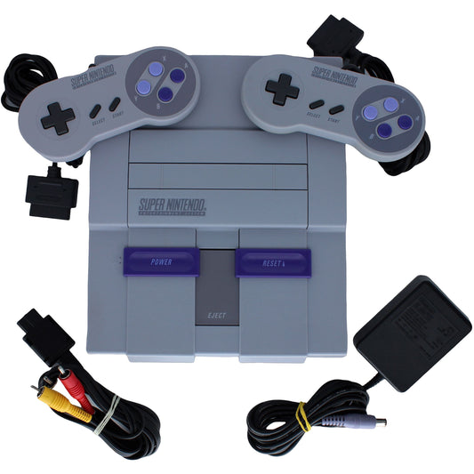Super Nintendo Entertainment System (SNES) Dual-Player Bundle