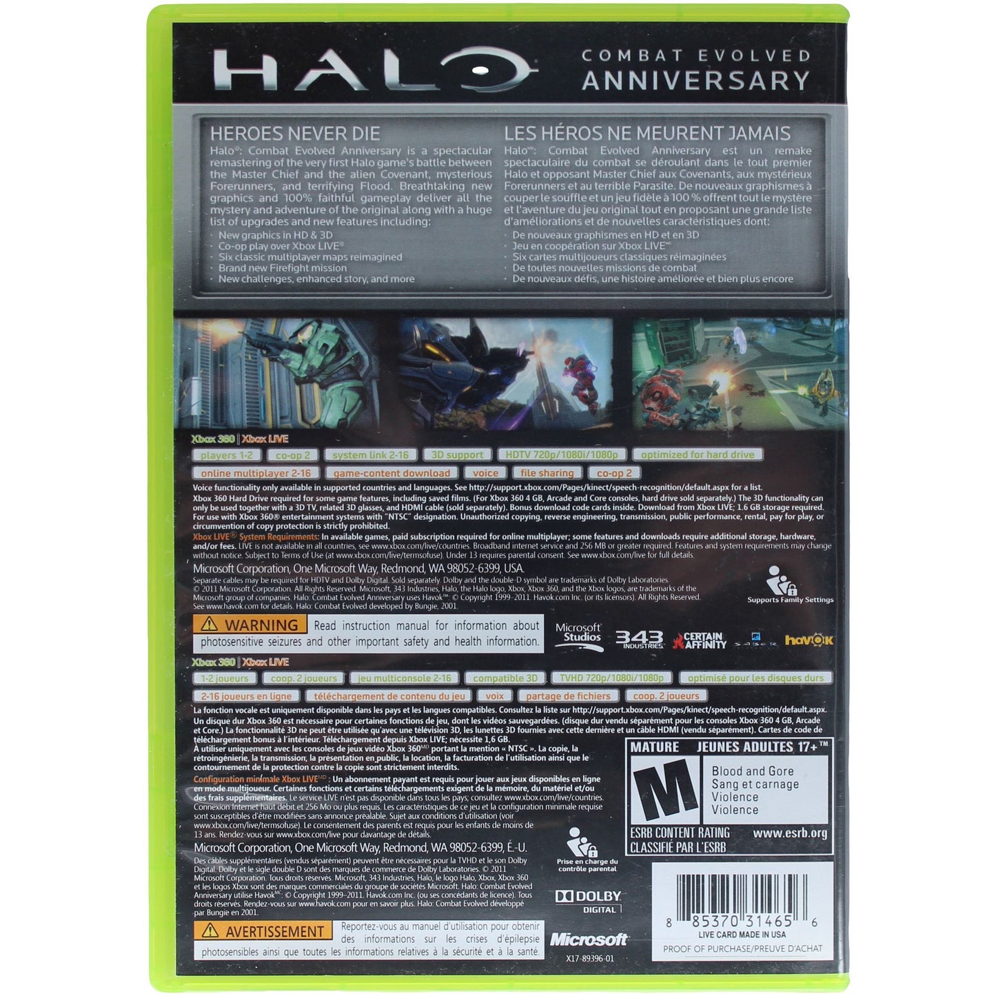 Halo: Combat Evolved Anniversary (Xbox 360)