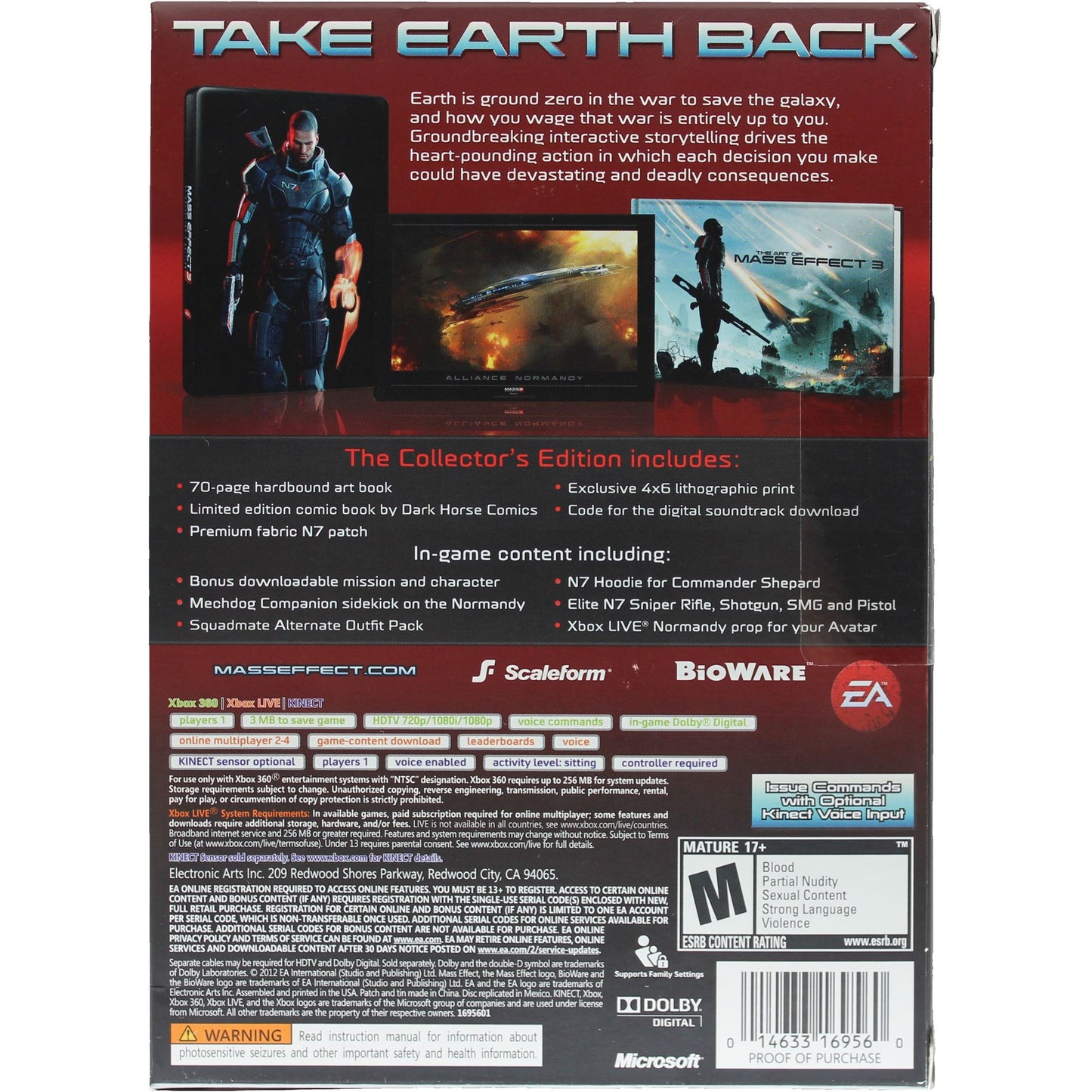 Mass Effect 3 [N7 Collector's Edition] (Xbox360)