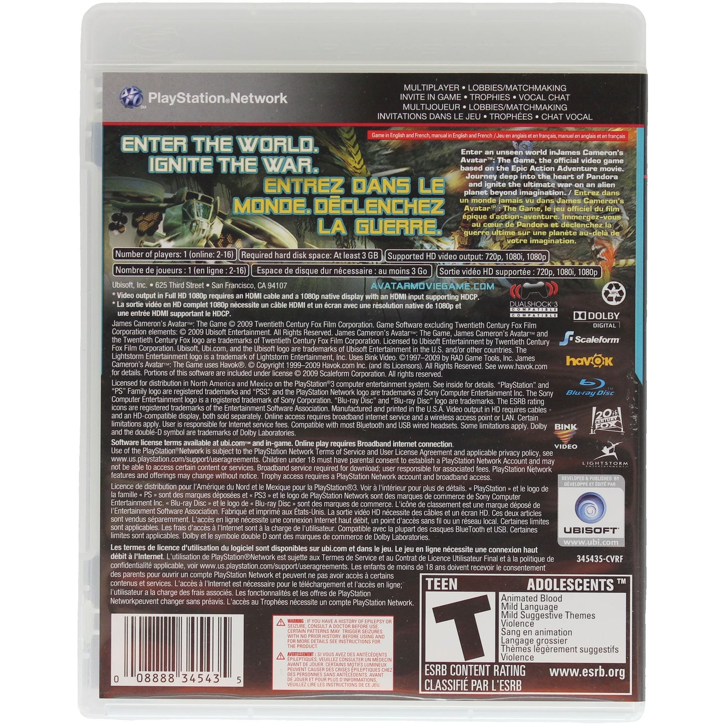 Avatar: The Game (PS3)