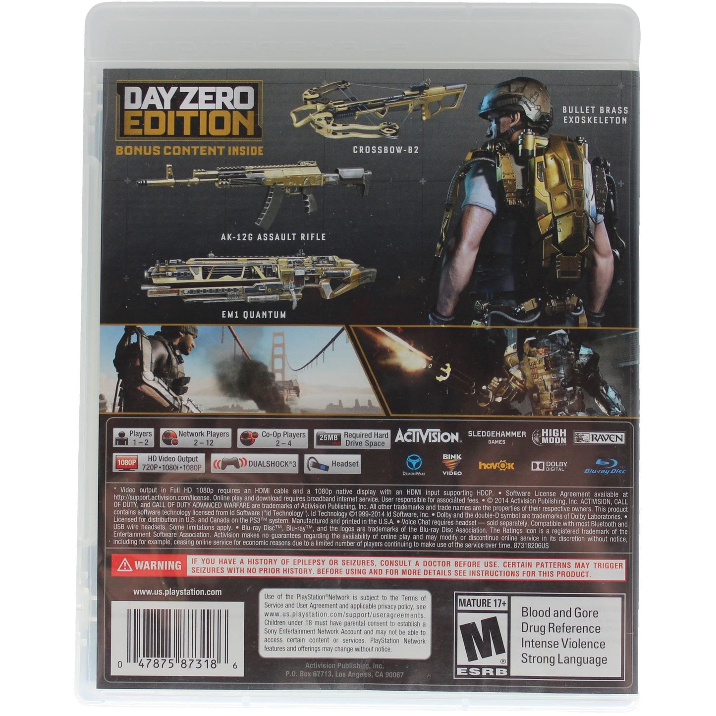 Call Of Duty: Advanced Warfare (PS3)