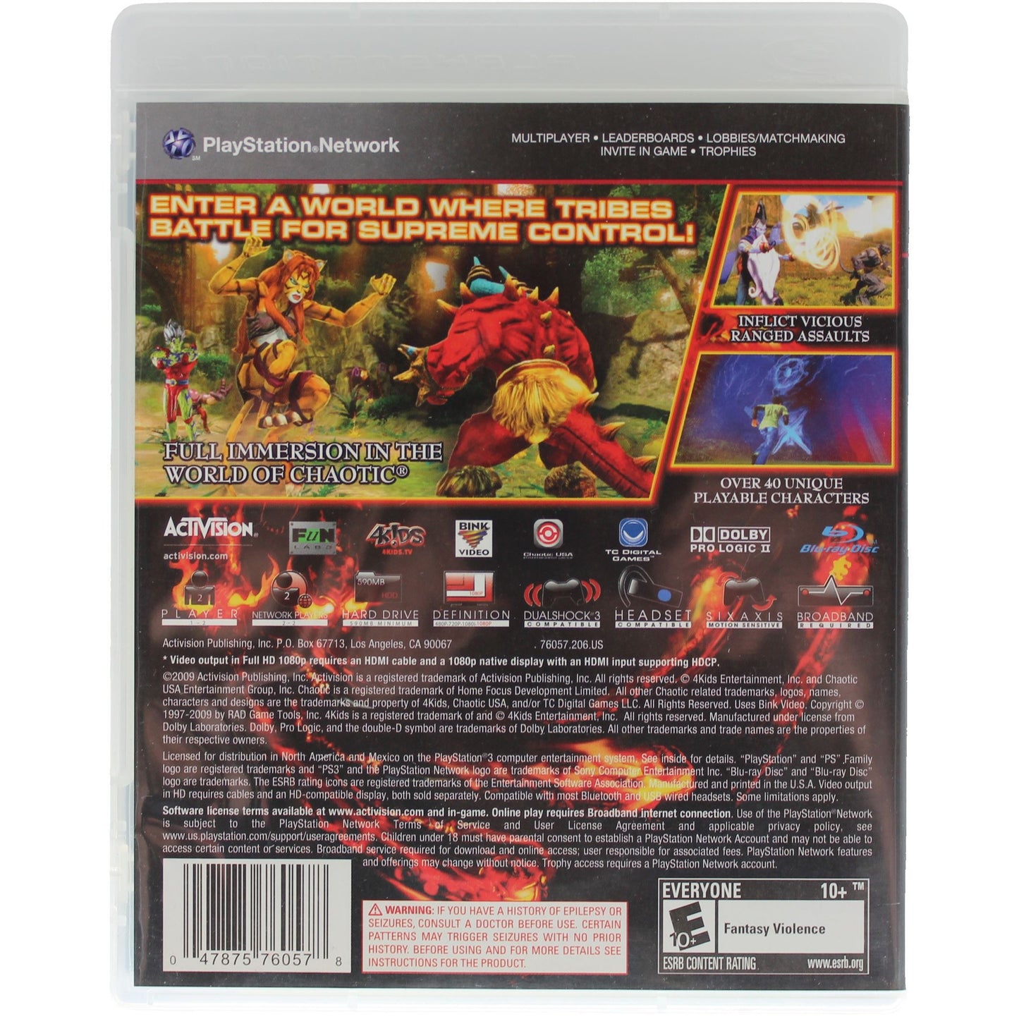 Chaotic: Shadow Warriors