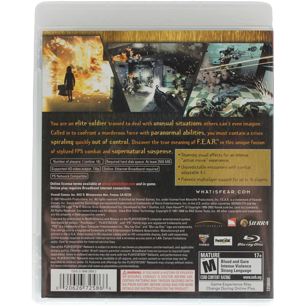 F.E.A.R. First Encounter Assault Recon
