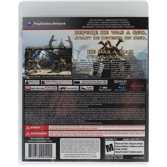 God Of War: Ascension (PS3)