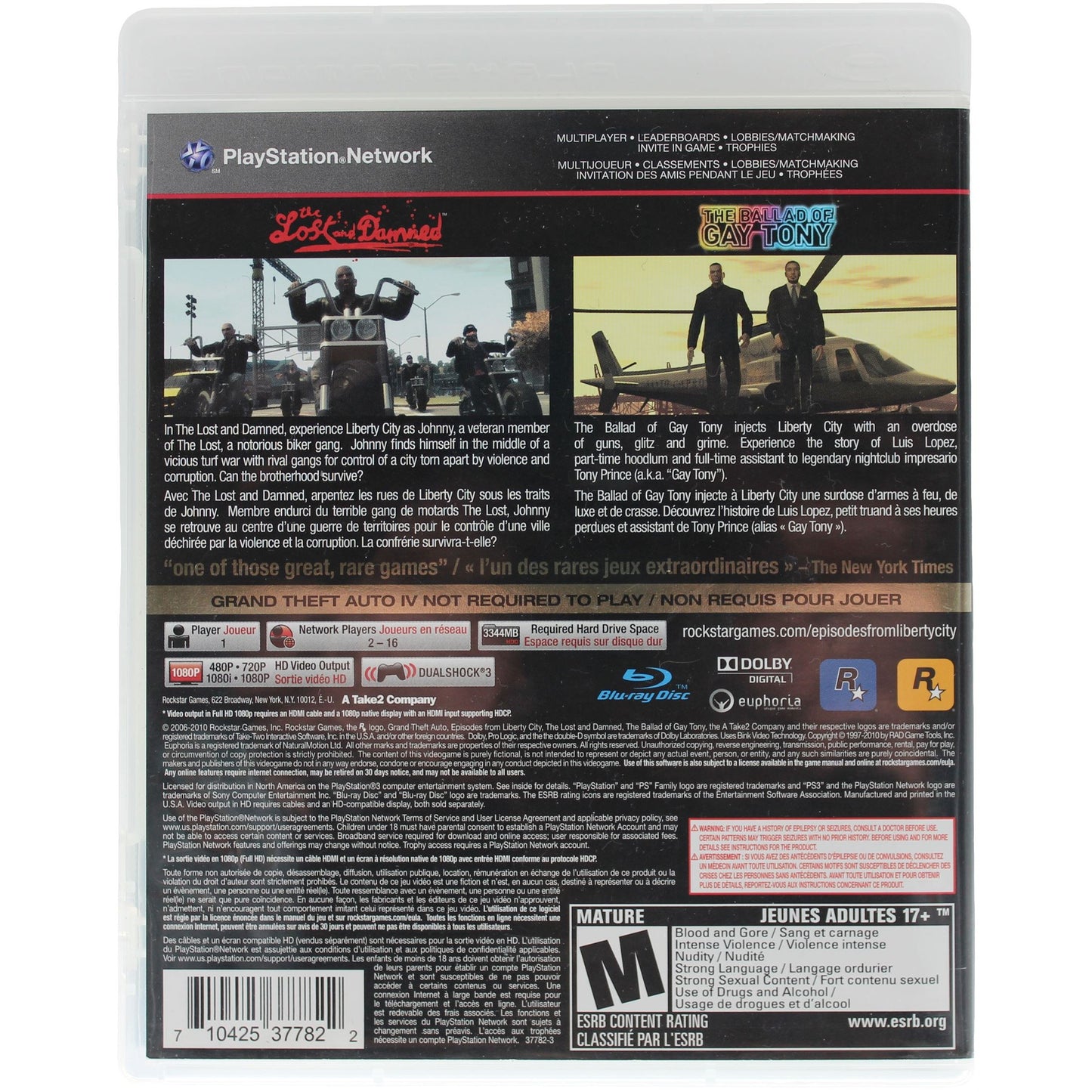 Grand Theft Auto: Episodes From Liberty City (PS3)