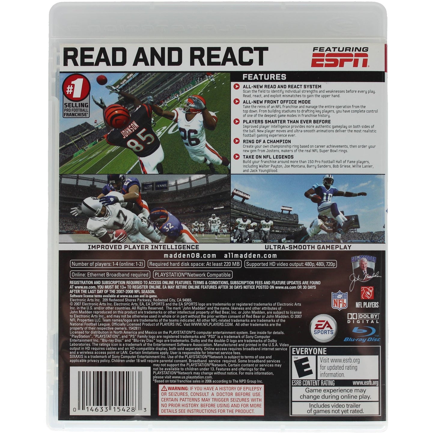 Madden NFL 08 (PS3)