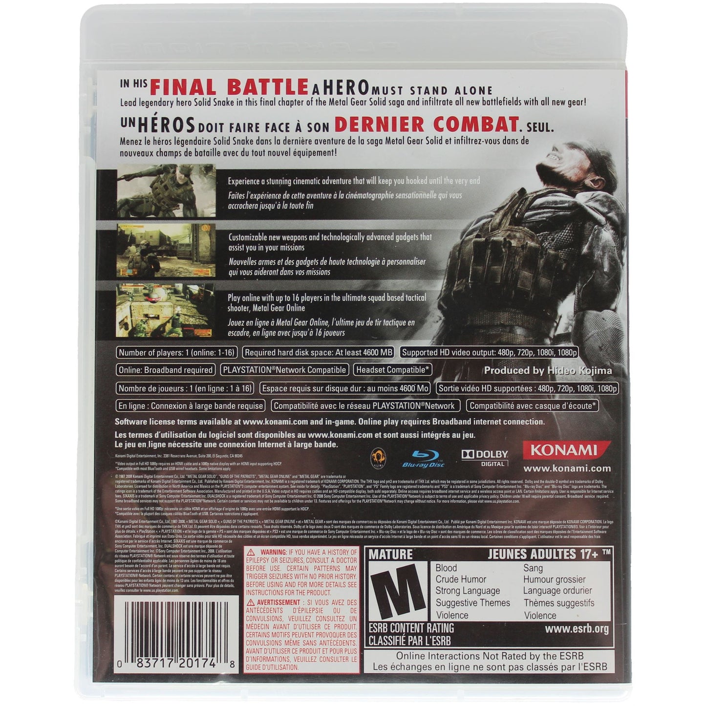 Metal Gear Solid 4: Guns Of The Patriots (PS3)