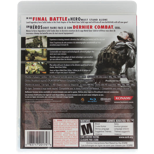 Metal Gear Solid 4: Guns Of The Patriots (PS3)