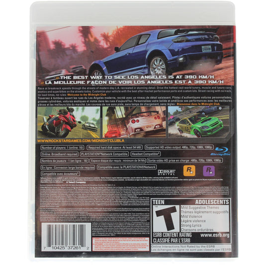 Midnight Club: Los Angeles (PS3)