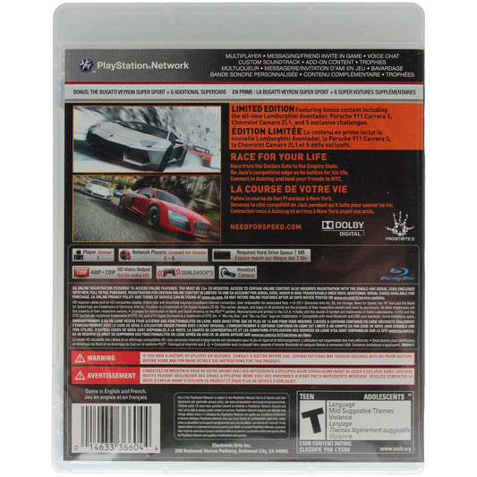 Need For Speed: The Run [Limited Edition] (PS3)