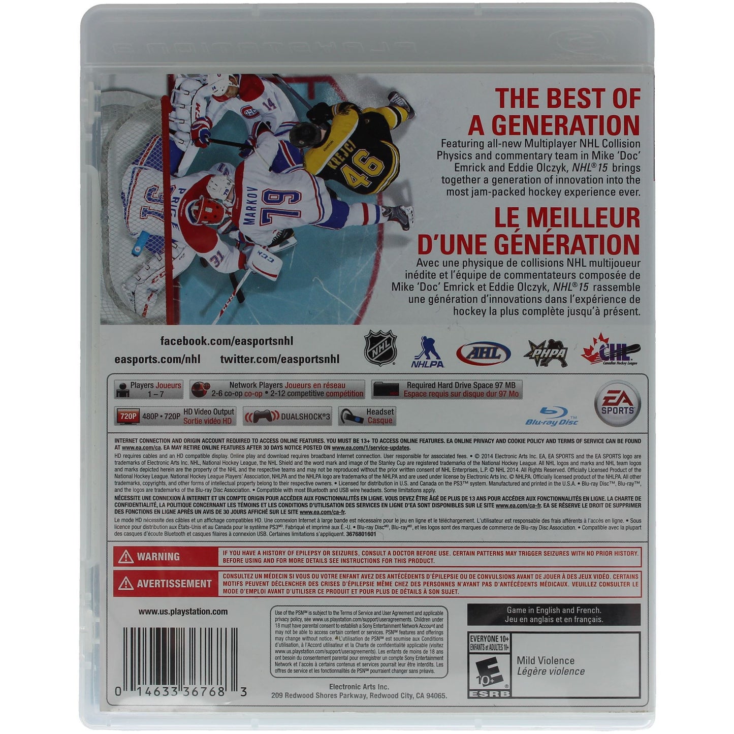 NHL 15 (PS3)