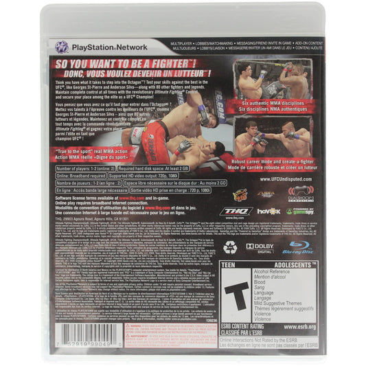 UFC 2009 Undisputed [George St-Pierre Cover] (PS3)