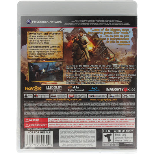 Uncharted 3: Drake's Deception (PS3)