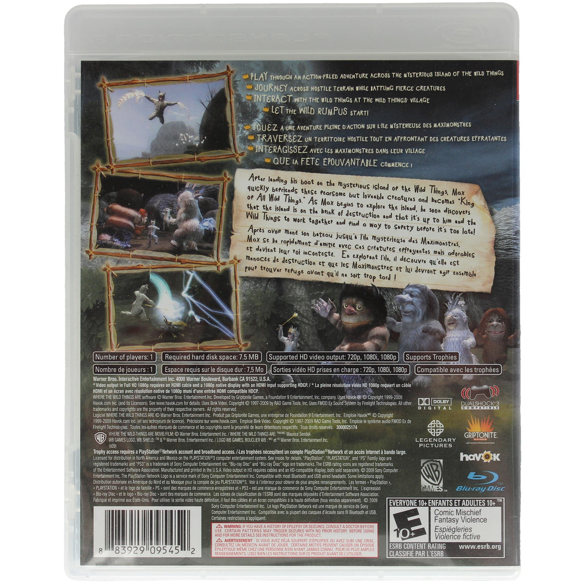 Where The Wild Things Are (PS3)