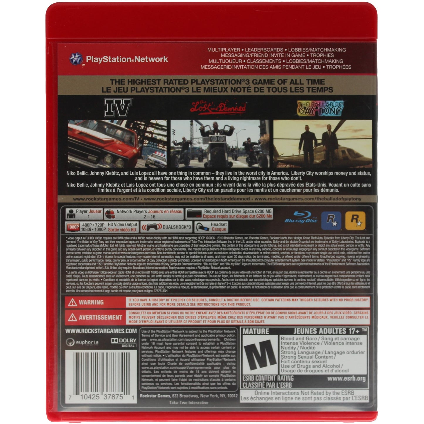 Grand Theft Auto IV (PS3)