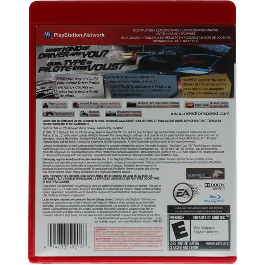 Need For Speed: Shift (PS3)