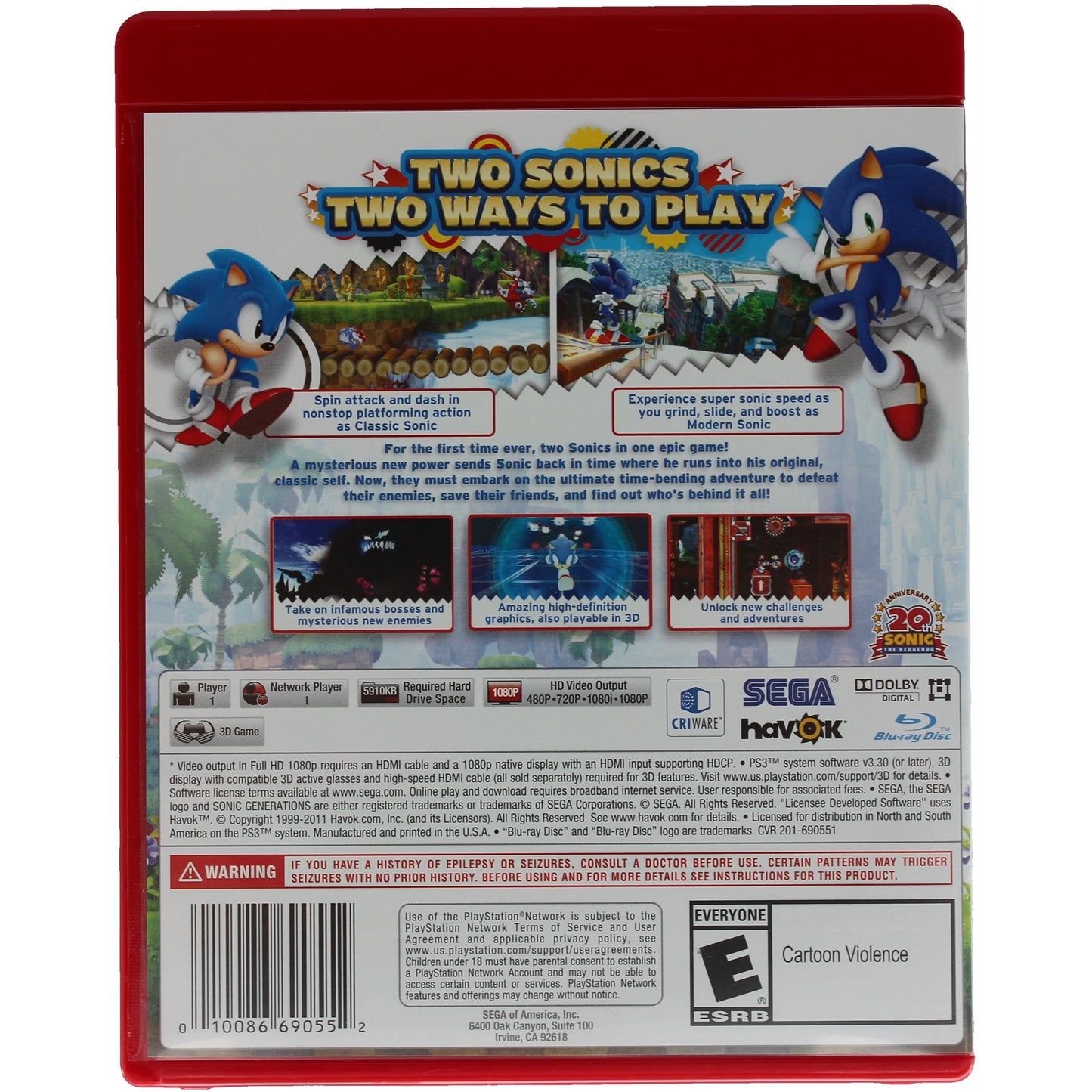 Sonic: Generations (PS3)