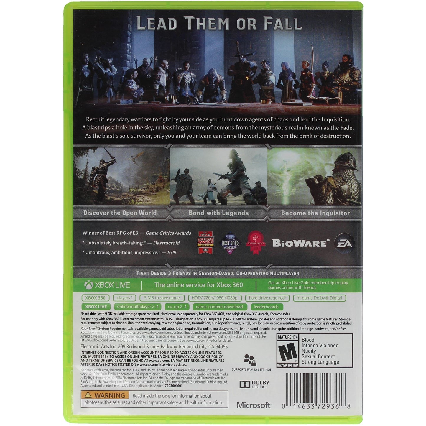 Dragon Age: Inquisition (Xbox 360)