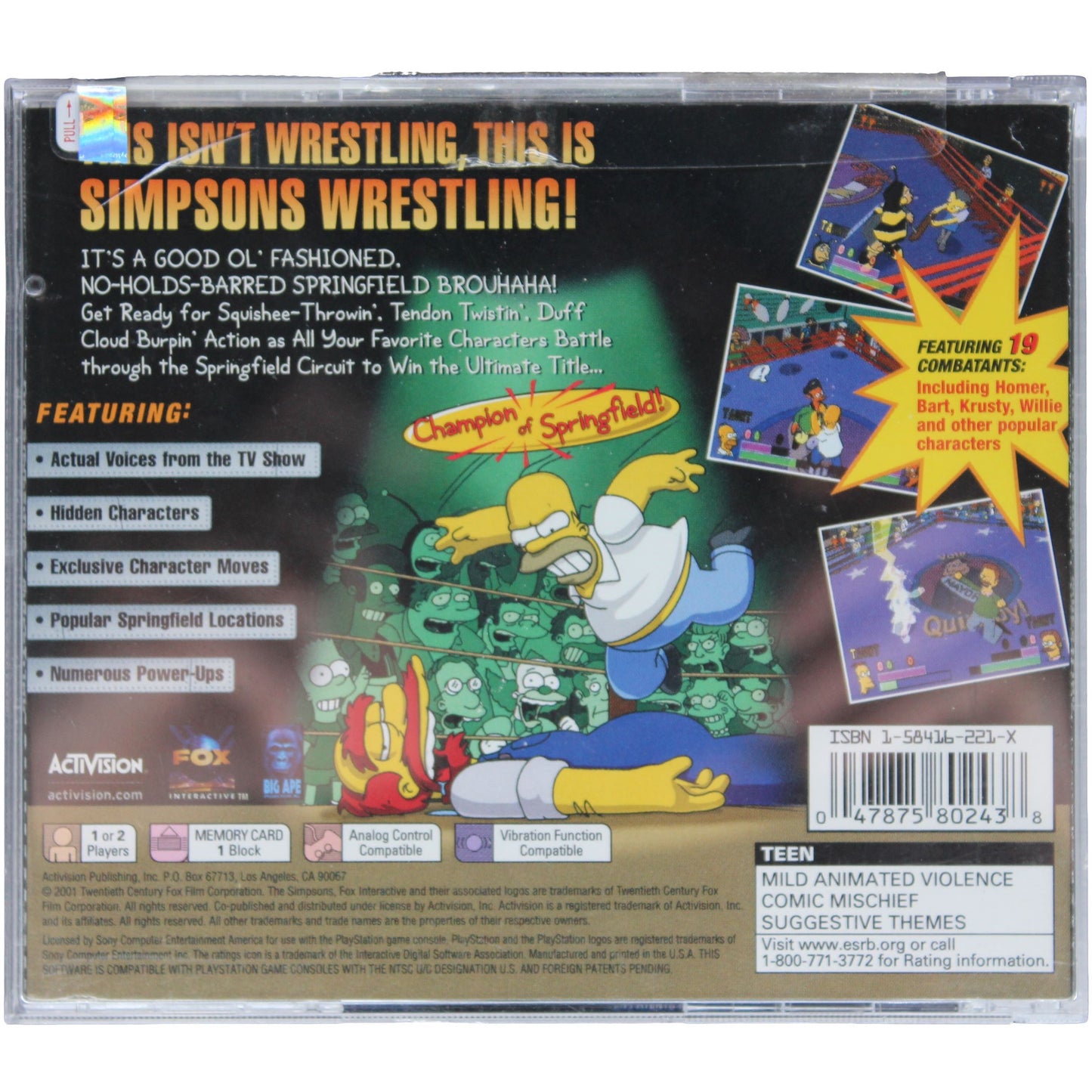 The Simpsons: Wrestling