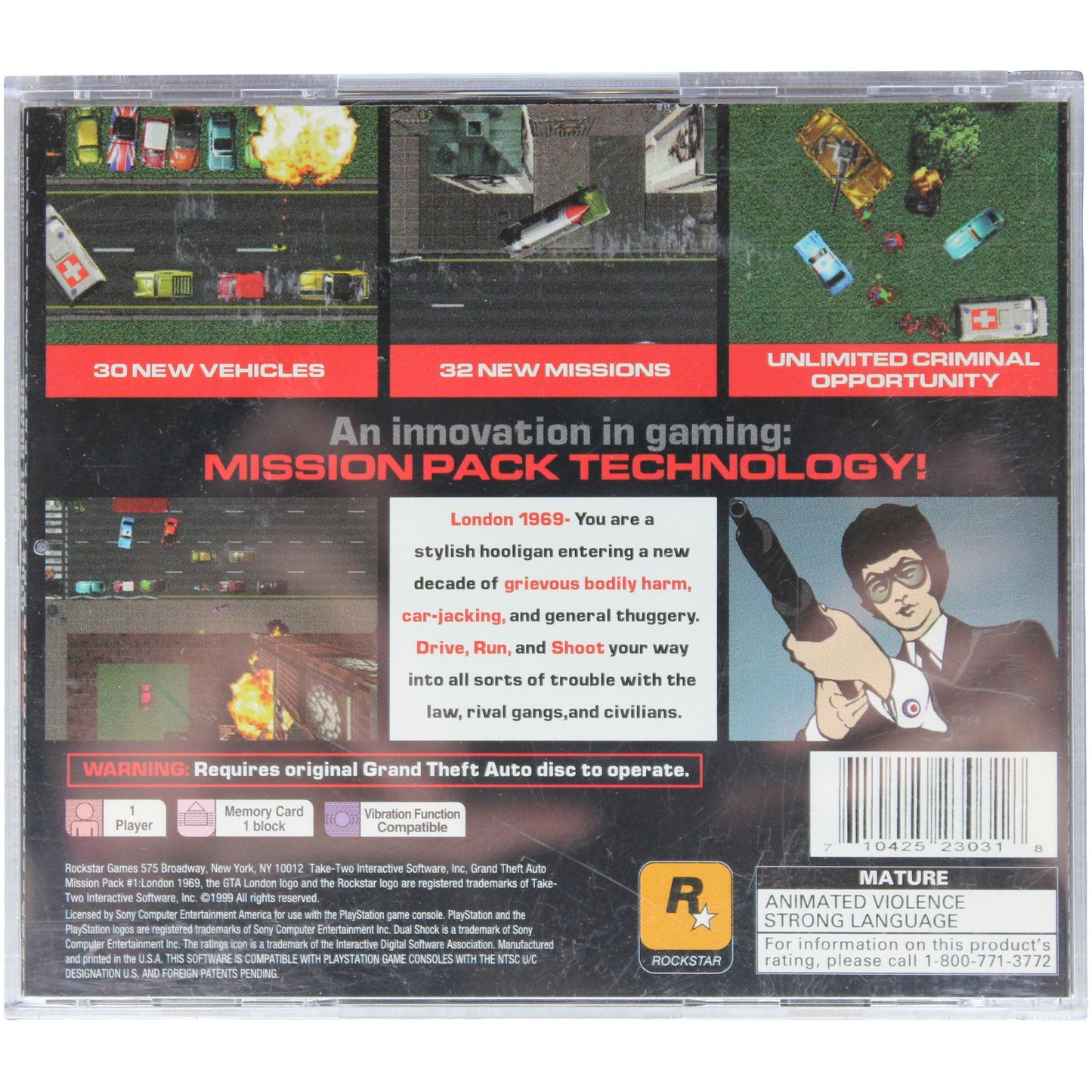 Grand Theft Auto: Mission Pack #1: London 1969