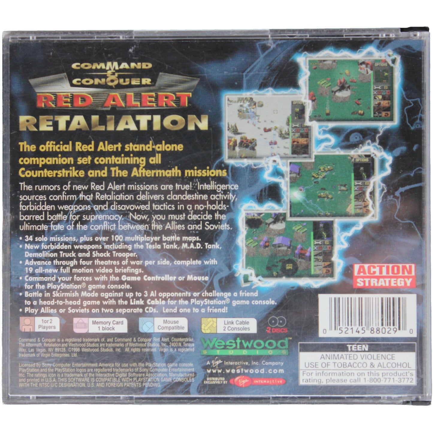 Command & Conquer: Red Alert Retaliation (PS1)