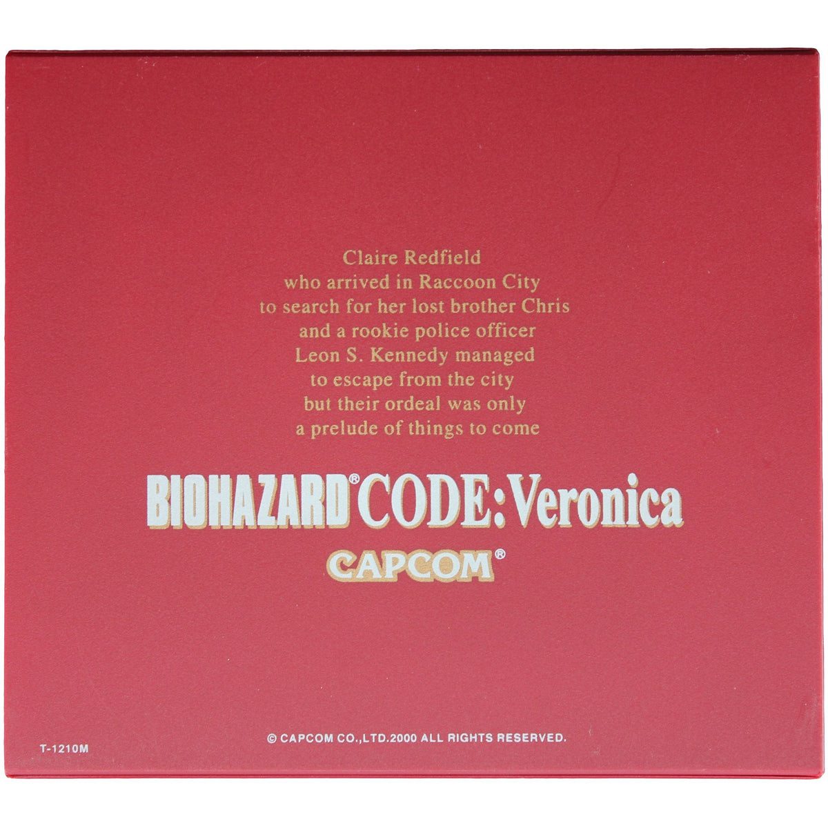Biohazard Code: Veronica [Limited Edition] (JP)