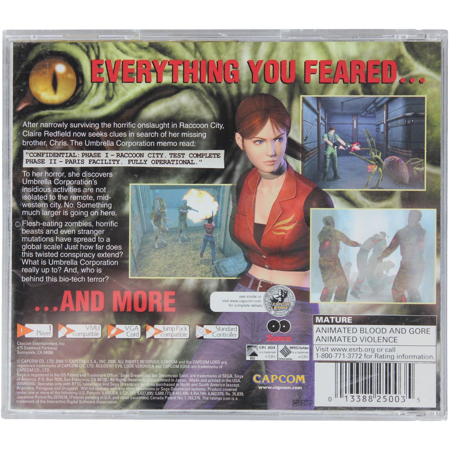 Resident Evil: CODE: Veronica (Dreamcast)