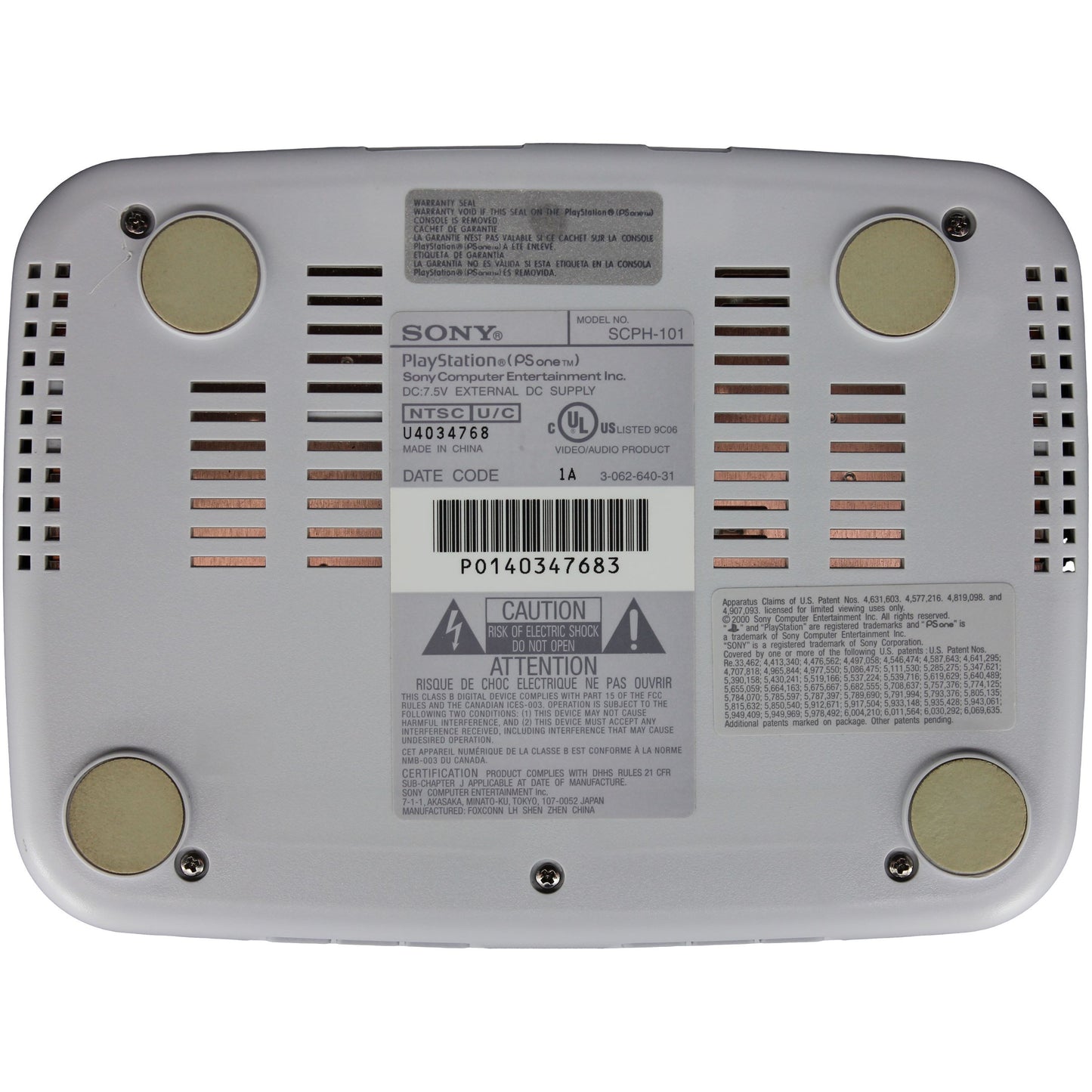 Sony PlayStation One (PS One) Console