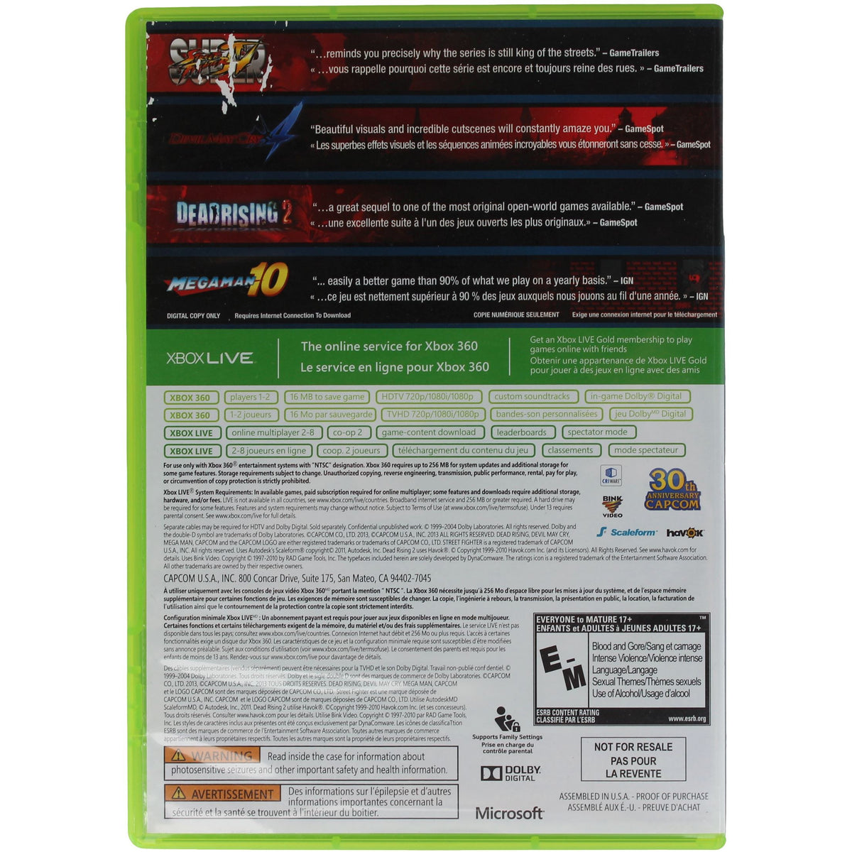 Capcom Essentials [Not For Resale]