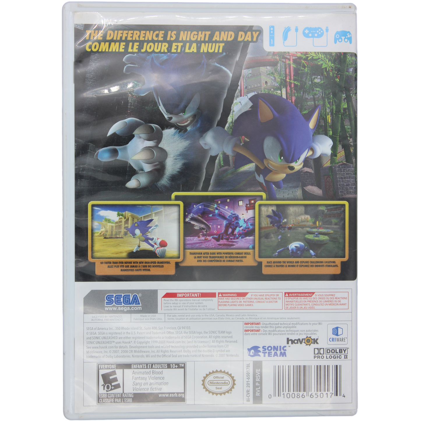 Sonic: Unleashed (Wii)