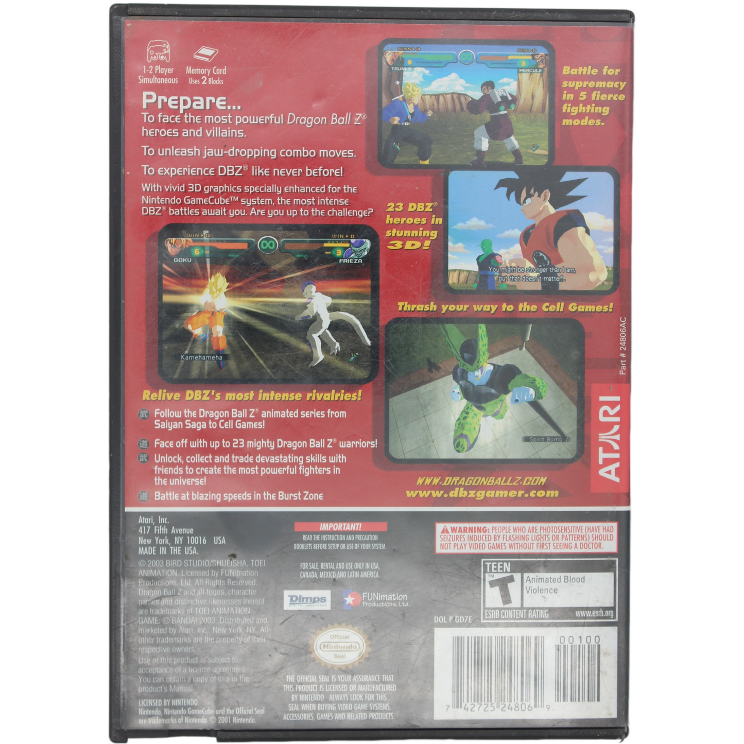 Dragon Ball Z Budokai (GC)
